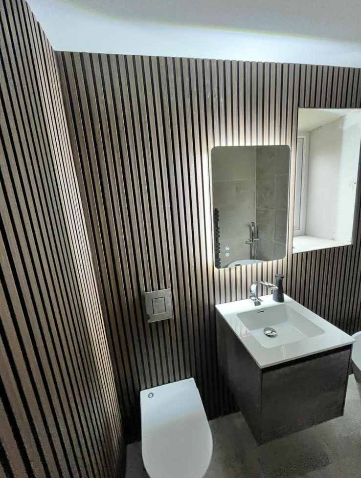 Completed bathroom installation by Innovation NW