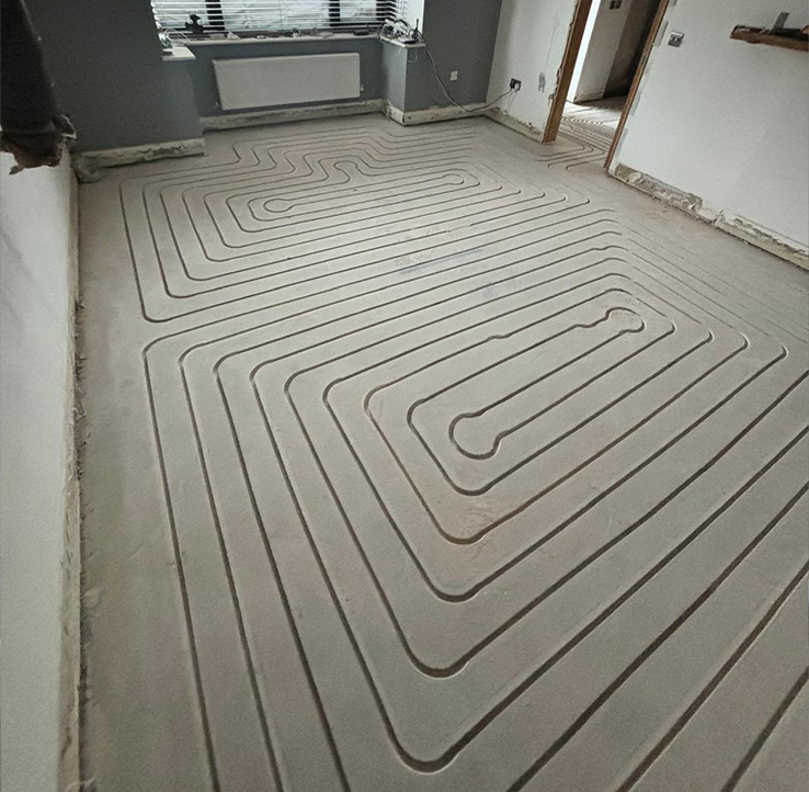 Heating and flooring project by Innovation NW